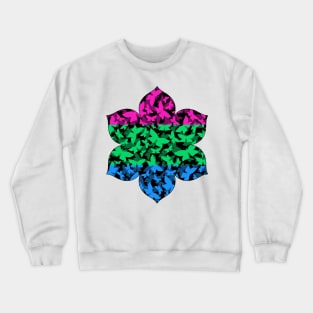 Veil of Butterflies, Pride Series - Polysexual Crewneck Sweatshirt